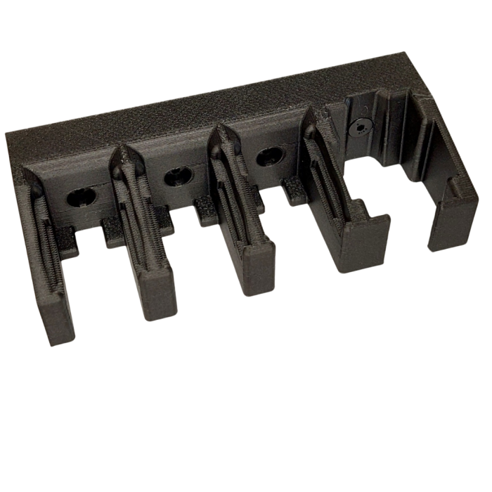 BULLETMAG - UCHWYT UNIWERSALNY NA BROŃ KRÓTKĄ I MAGAZYNEK 9MM 3 SZT. (MAGNETYCZNY) - CZARNY